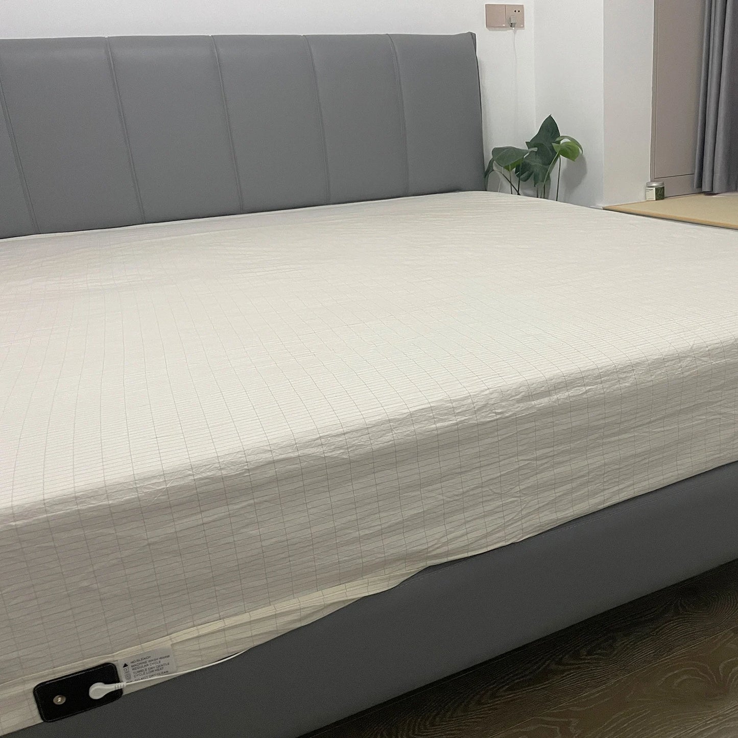 Earthing Fitted Bed Sheets Conductive Silver Fiber Grounded Bedsheet Anti-ESD Radiation Proof Release Electrostatic