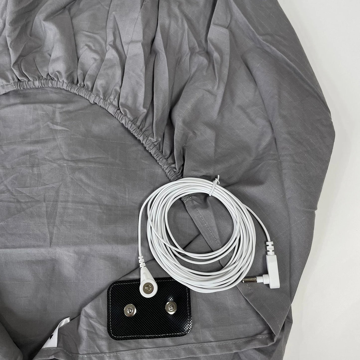 Earthing Fitted Bed Sheets Conductive Silver Fiber Grounded Bedsheet Anti-ESD Radiation Proof Release Electrostatic