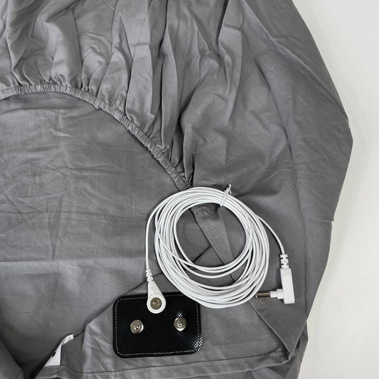 Earthing Fitted Bed Sheets Conductive Silver Fiber Grounded Bedsheet Anti-ESD Radiation Proof Release Electrostatic